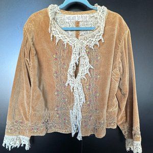 Magnolia Pearl Velvet Crown Jacket